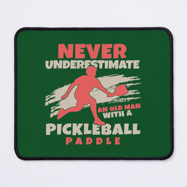 Item preview, Mens Never Underestimate An Old Man With A Pickleball Paddle 432 designed and sold by PrincessNana1.