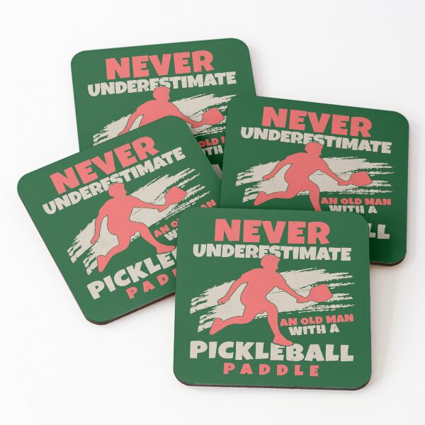 Item preview, Mens Never Underestimate An Old Man With A Pickleball Paddle 432 designed and sold by PrincessNana1.