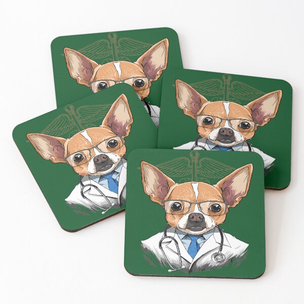 Item preview, Dogtor Chihuahua Vet Doctor Surgeon Physician Pet Dog Lover 173 designed and sold by PrincessNana1.