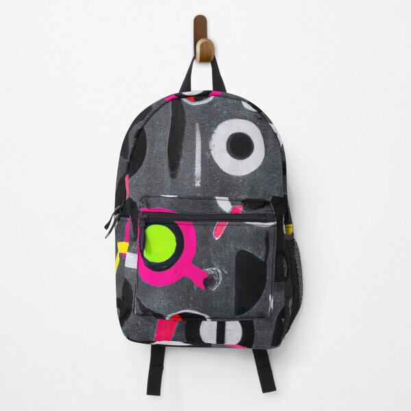 Item preview, Wall 31- Abstract Street Art - Grey, Black, White and Pink designed and sold by Inomaly Art.