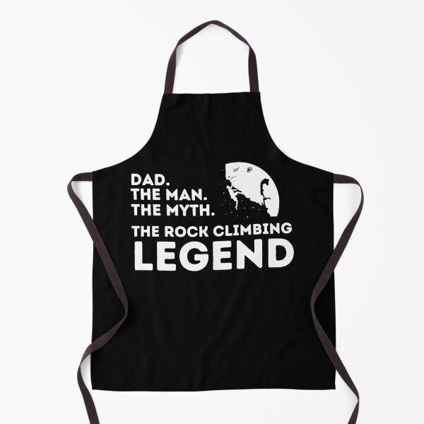 Item preview, Dad. The Man. The Myth. The Rock Climbing Legend. designed and sold by Boulder Design Co.