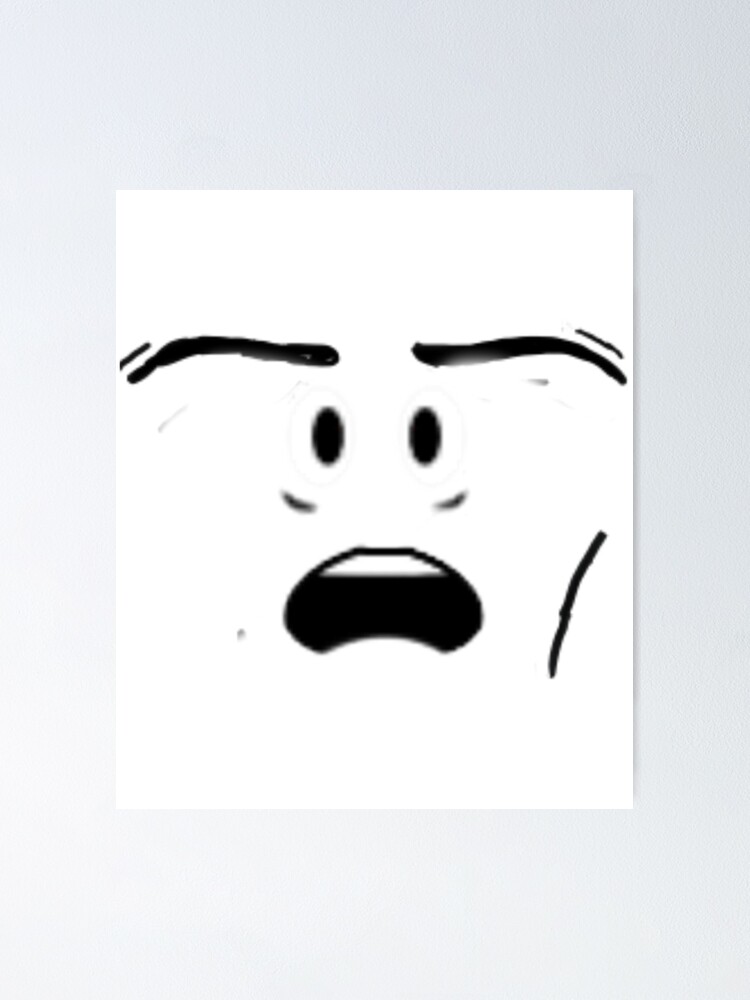 Roblox Man Face Canvas Prints for Sale