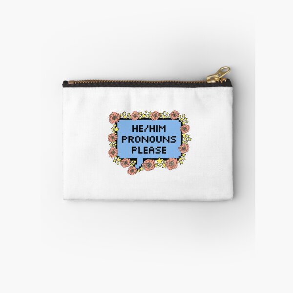 Item preview, He/Him Pronouns - Stars and Flowers designed and sold by SmallOddLion.