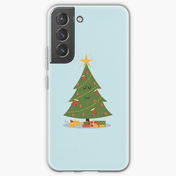 The Christmas Tree and The Cat Samsung Galaxy Soft Case