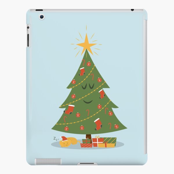 The Christmas Tree and The Cat iPad Snap Case
