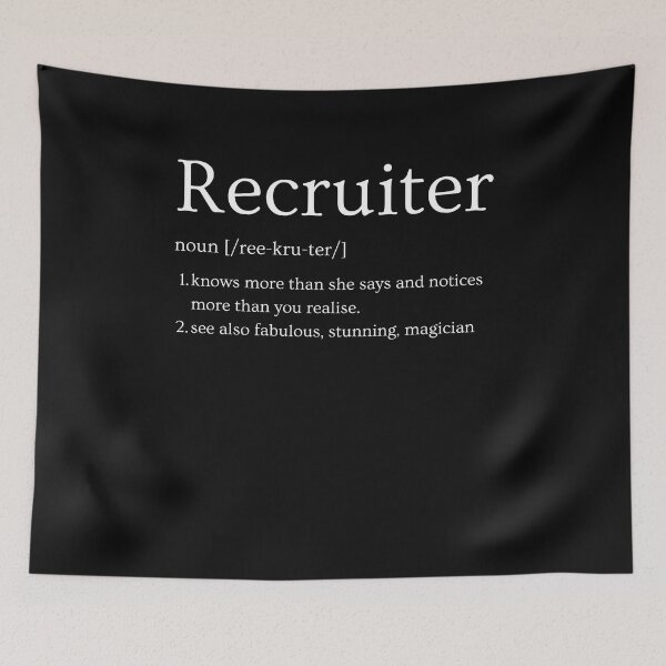Item preview, Funny Recruiter Definition Female Recruiter designed and sold by Recruiter-Love.
