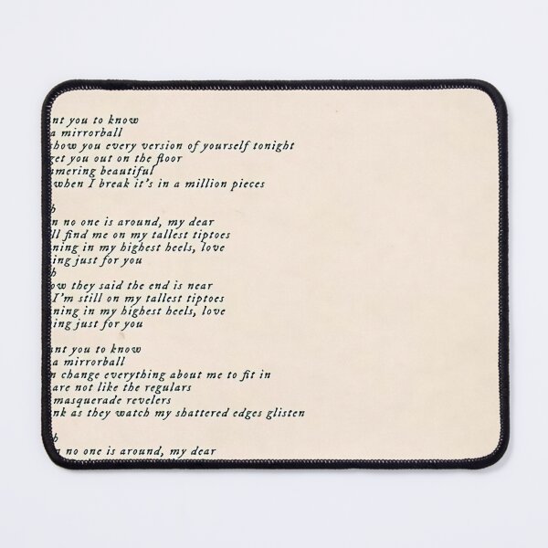 Item preview, Mirrorball Lyric  designed and sold by Shanny-Johns.
