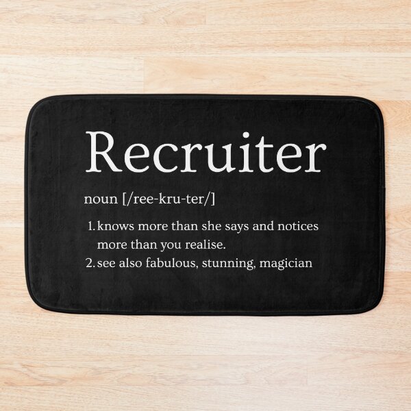 Item preview, Funny Recruiter Definition Female Recruiter designed and sold by Recruiter-Love.