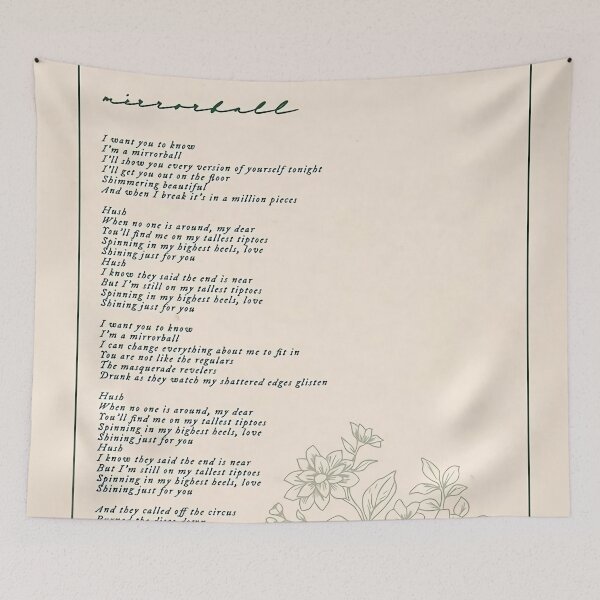 Item preview, Mirrorball Lyric  designed and sold by Shanny-Johns.