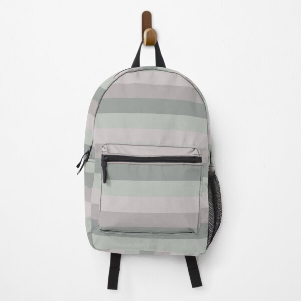 Item preview, Neutral Shades of Rose and Green Wide Horizontal Stripe designed and sold by rhombusOnion.