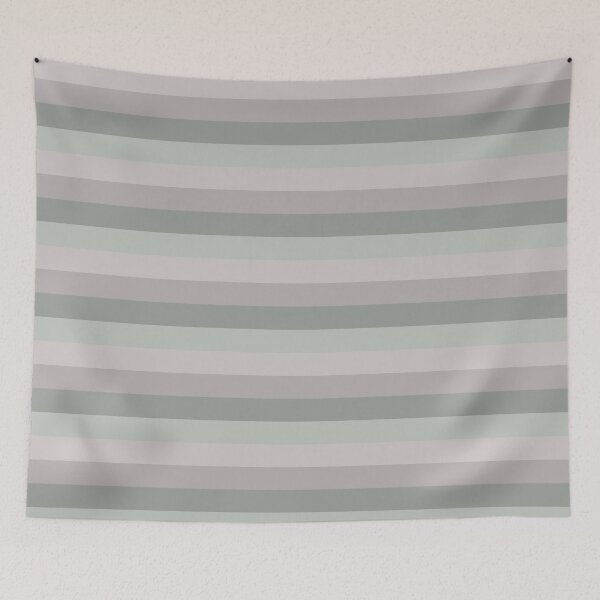 Item preview, Neutral Shades of Rose and Green Wide Horizontal Stripe designed and sold by rhombusOnion.