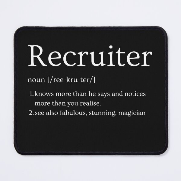 Item preview, Funny Recruiter Definition Male Recruiter designed and sold by Recruiter-Love.