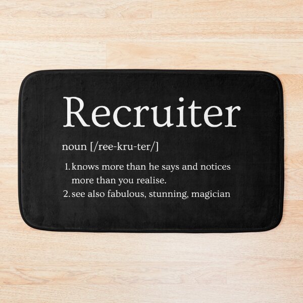 Item preview, Funny Recruiter Definition Male Recruiter designed and sold by Recruiter-Love.