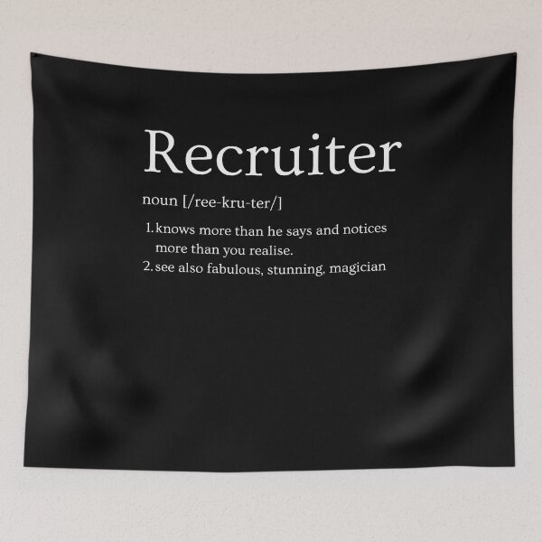 Item preview, Funny Recruiter Definition Male Recruiter designed and sold by Recruiter-Love.