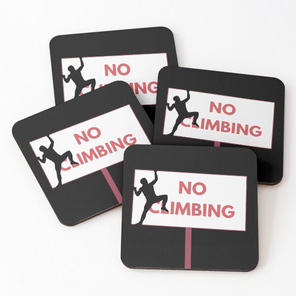 Item preview, No Climbing. Funny Rock Climbing designed and sold by Boulder Design Co.