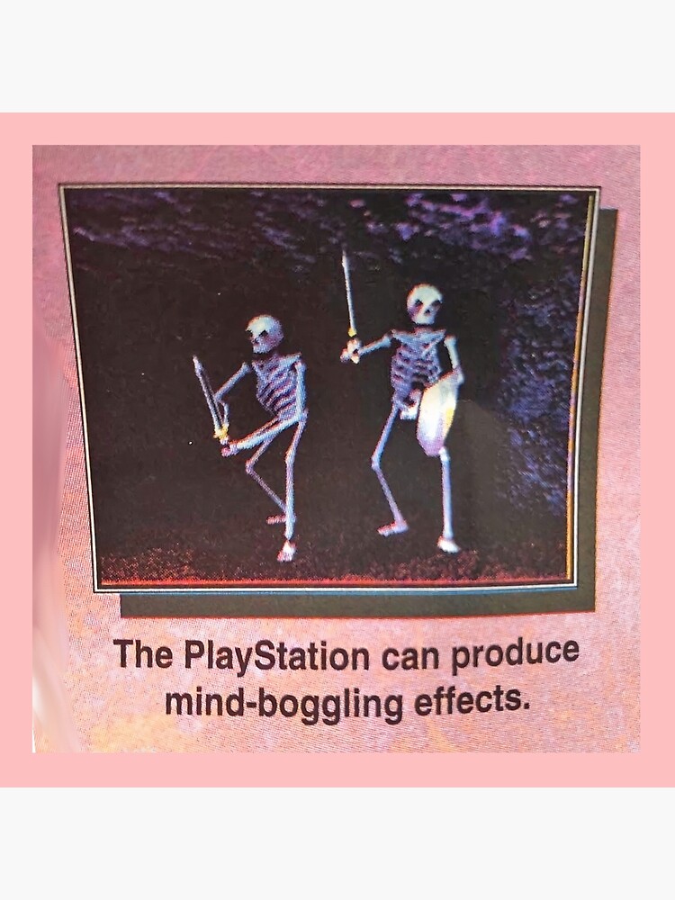 The PlayStation can produce mind-boggling effects meme&rdquo; Tote Bag 