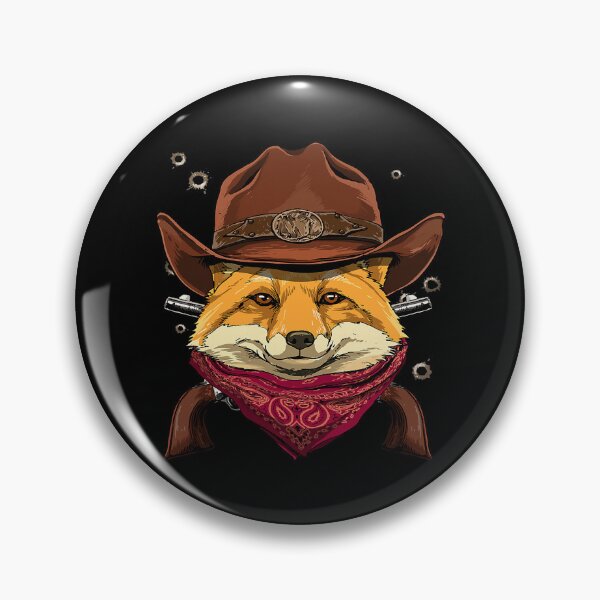Artikelvorschau, Cowboy Fox Western Rodeo Cowboyhut und Bandana 134 entworfen und verkauft von ThanhNgong.