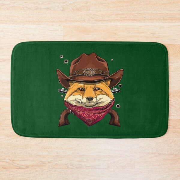 Artikelvorschau, Cowboy Fox Western Rodeo Cowboyhut und Bandana 134 entworfen und verkauft von ThanhNgong.