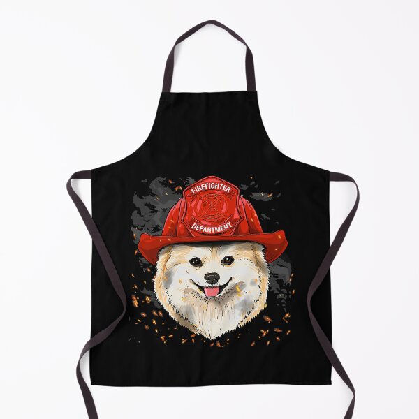 Item preview, Firefighter Pomeranian Fire Department Pom Pet Dog Lover 36 designed and sold by ThanhNgong.