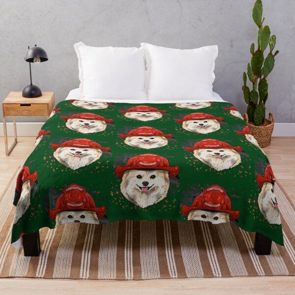 Item preview, Firefighter Pomeranian Fire Department Pom Pet Dog Lover 36 designed and sold by ThanhNgong.