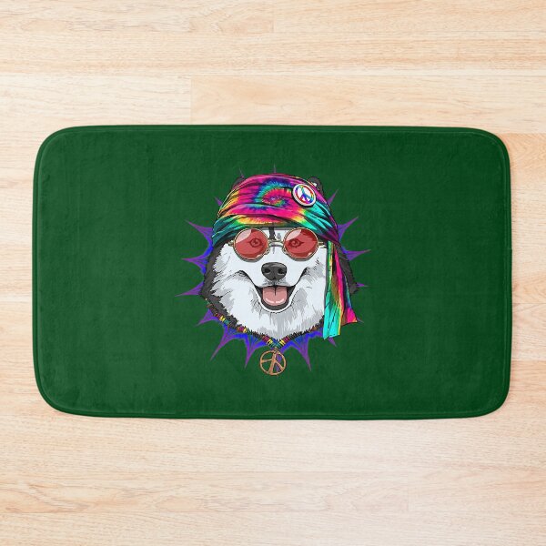 Item preview, Tie Dye Hippie Siberian Husky Hippiness Peace Love Dog 687 designed and sold by ThanhNgong.