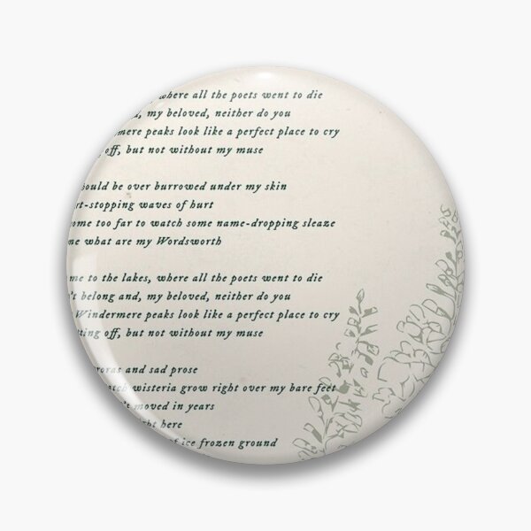 Item preview, The lakes lyric  designed and sold by Shanny-Johns.