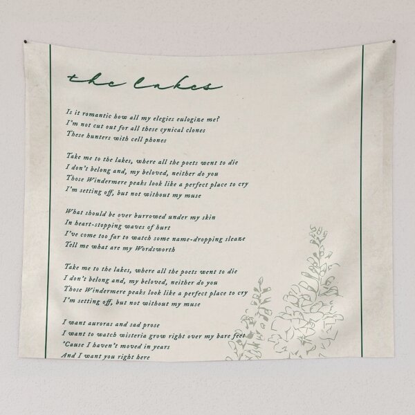 Item preview, The lakes lyric  designed and sold by Shanny-Johns.