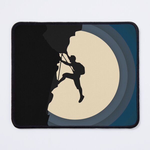 Item preview, Moon Silhouette Rock Climbing. Rock Climbing designed and sold by Boulder Design Co.