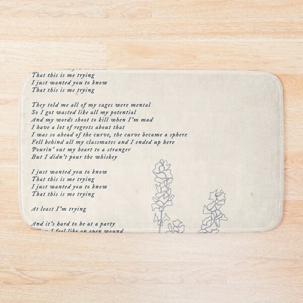 Item preview, This is me trying lyric  designed and sold by Shanny-Johns.