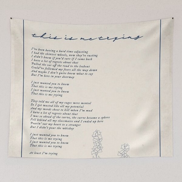 Item preview, This is me trying lyric  designed and sold by Shanny-Johns.