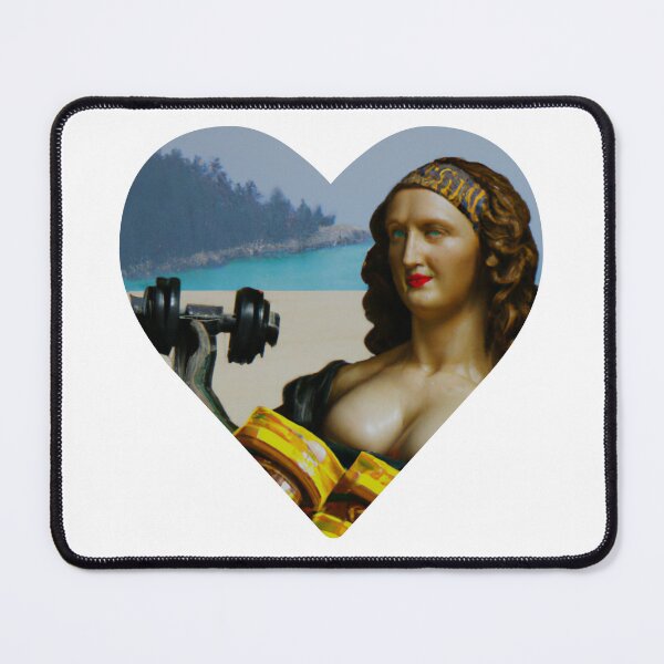 Item preview, Mona Lisa Beaching California style plain background designed and sold by AndPeace702.
