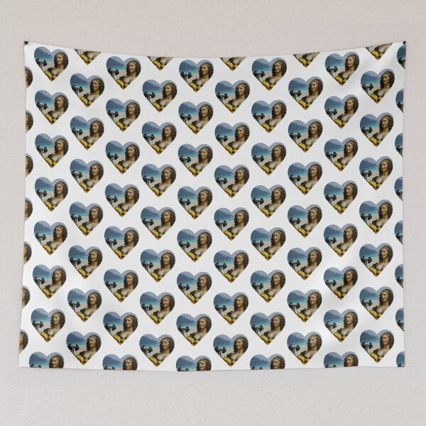 Item preview, Mona Lisa Beaching California style plain background designed and sold by AndPeace702.