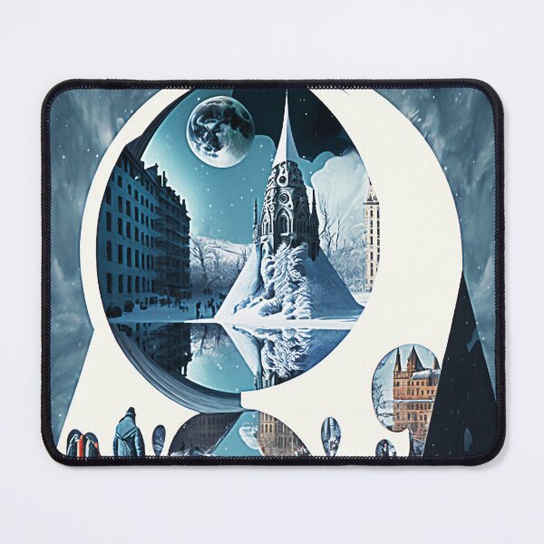 Artikelvorschau, SURREAL WINTER COLLAGE Mid Journey Ai Art.-Nr entworfen und verkauft von davidjulie.