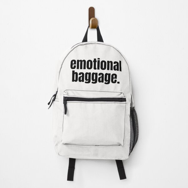 Item preview, Emotional baggage. Bags. Funny, amusing text only design.  text designed and sold by JellyBeenzz.