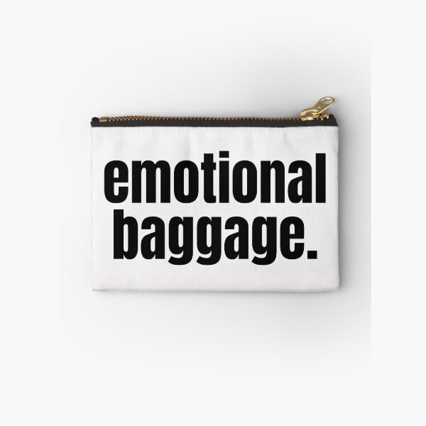 Item preview, Emotional baggage. Bags. Funny, amusing text only design.  text designed and sold by JellyBeenzz.