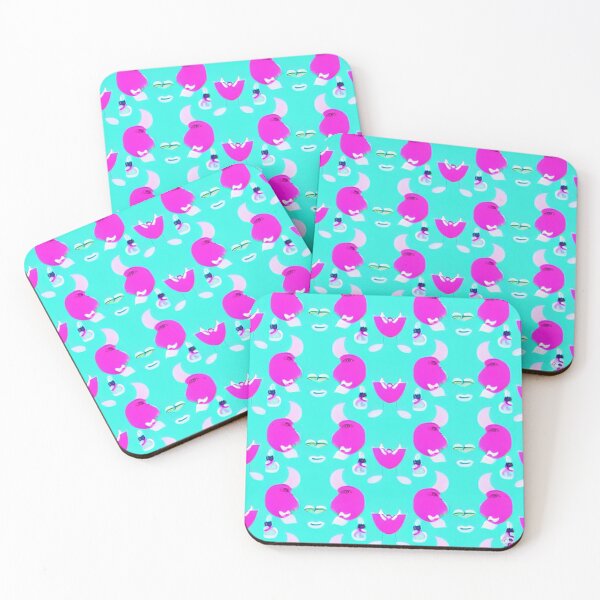Item preview, Pastel Cyan and Teal Pink Pattern designed and sold by DesignerKin.