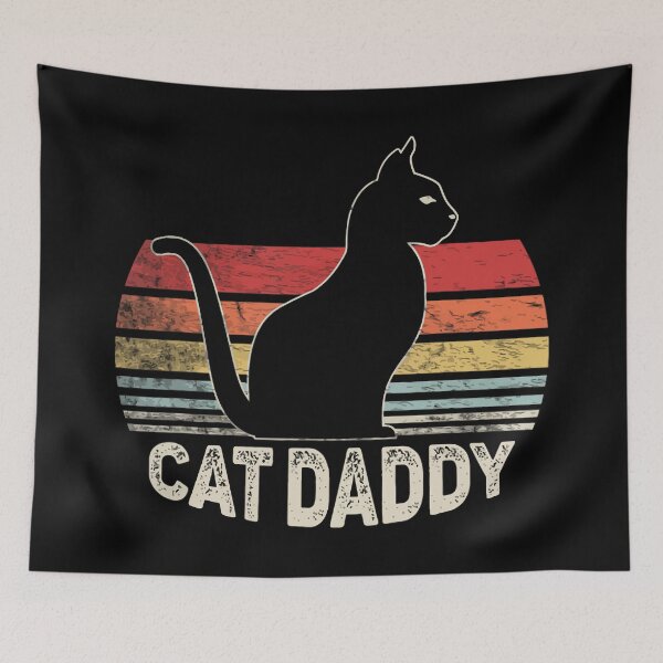 Item preview, Vintage Retro Cat Daddy Dad Cat Owner Cat Lover designed and sold by Anna Turner.