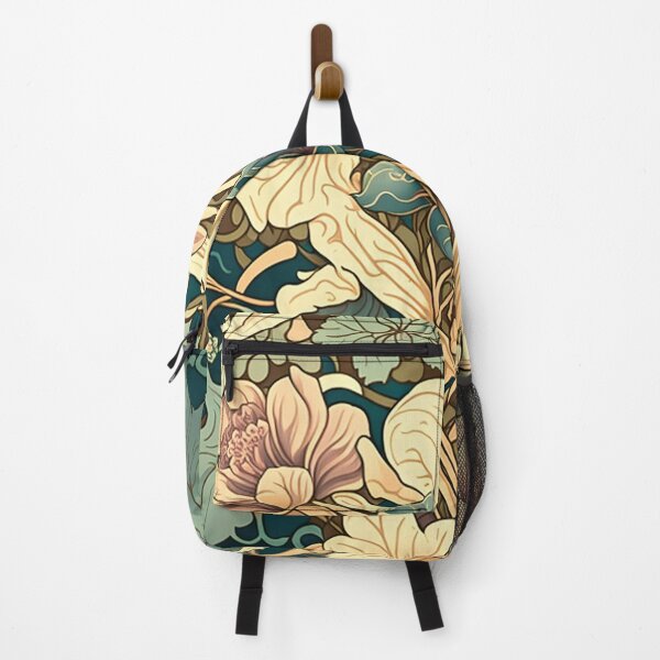 Item preview, Art Nouveau Green Floral Pattern designed and sold by cardinalhill.