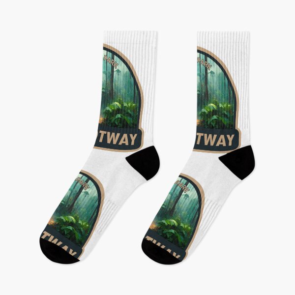 Item preview, Great Otway National Park Australia Watercolor Badge designed and sold by KrisSidDesigns.
