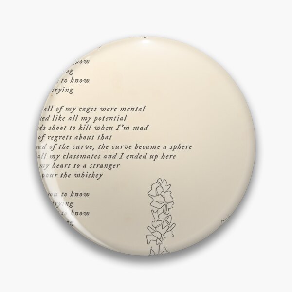 Item preview, This Is Me Trying Lyrics designed and sold by Shanny-Johns.