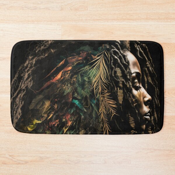 Item preview, Autumn Jungle Tree Natural African Braids Dreadlocks Portrait designed and sold by LocFestNYC.