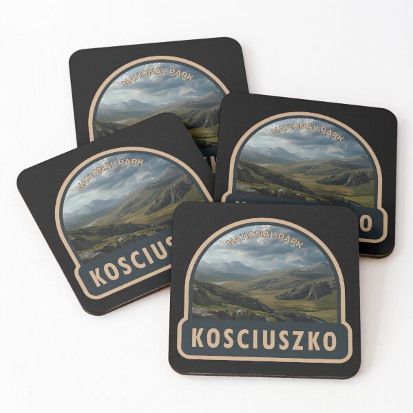Item preview, Kosciuszko National Park Australia Badge designed and sold by KrisSidDesigns.