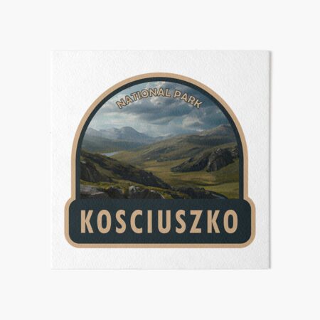Item preview, Kosciuszko National Park Australia Badge designed and sold by KrisSidDesigns.