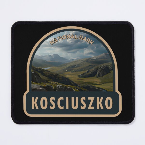 Item preview, Kosciuszko National Park Australia Badge designed and sold by KrisSidDesigns.