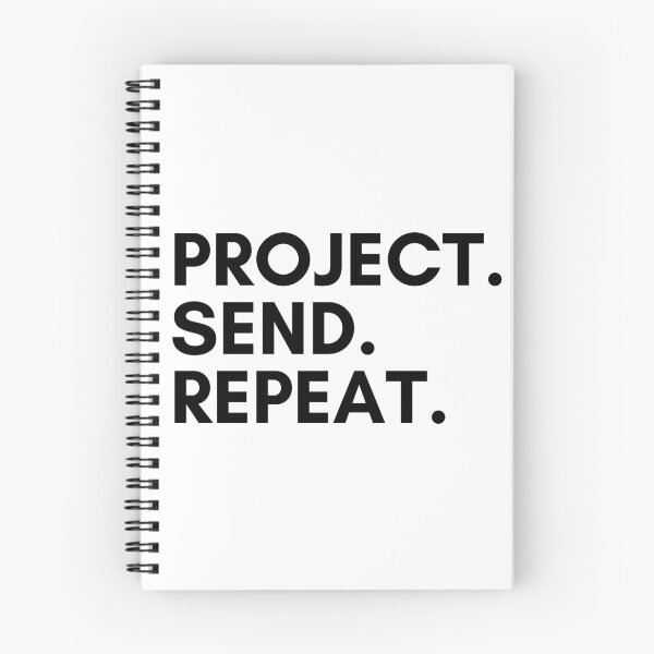Item preview, Project. Send. Repeat. Bouldering designed and sold by Boulder Design Co.
