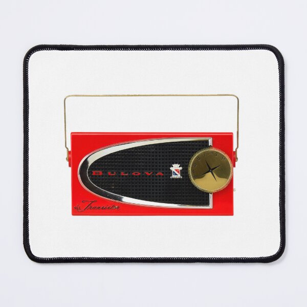 Item preview, Bulova Comet Vintage Red Transistor Radio designed and sold by vintage-designs.