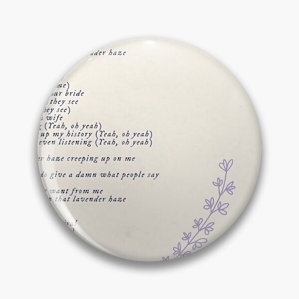 Item preview, Lyric lavender haze designed and sold by Shanny-Johns.