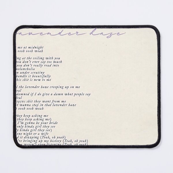 Item preview, Lyric lavender haze designed and sold by Shanny-Johns.