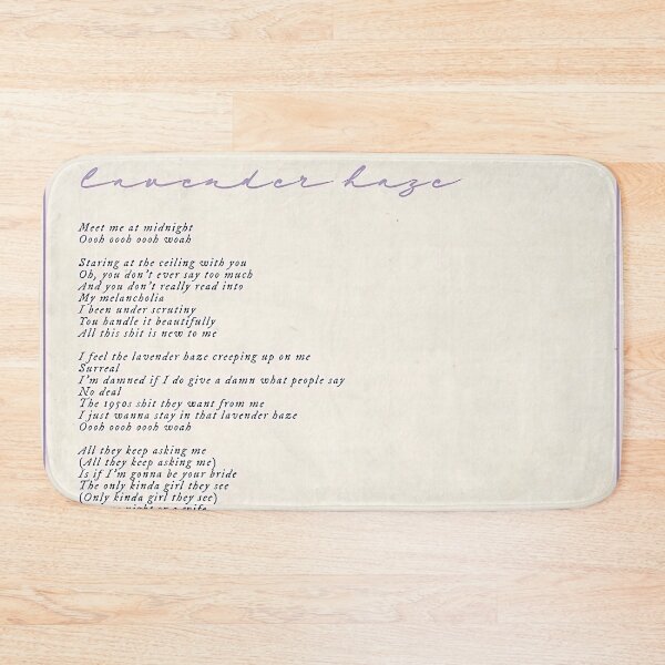 Item preview, Lyric lavender haze designed and sold by Shanny-Johns.
