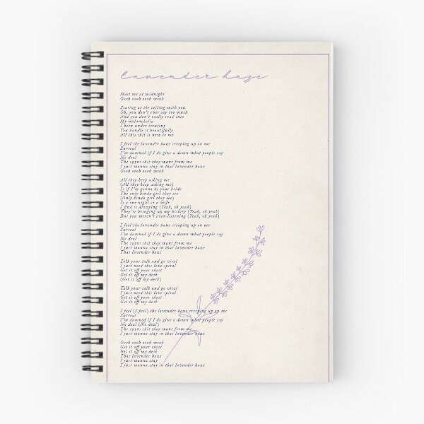 Item preview, Lyric lavender haze designed and sold by Shanny-Johns.